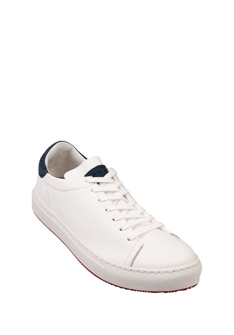 Sneakers In Pelle Bianca Con Spoiler Blu ANDREA VENTURA | PF-GIANNUTRICERVO BIANCO 9000+CACH. PORTO